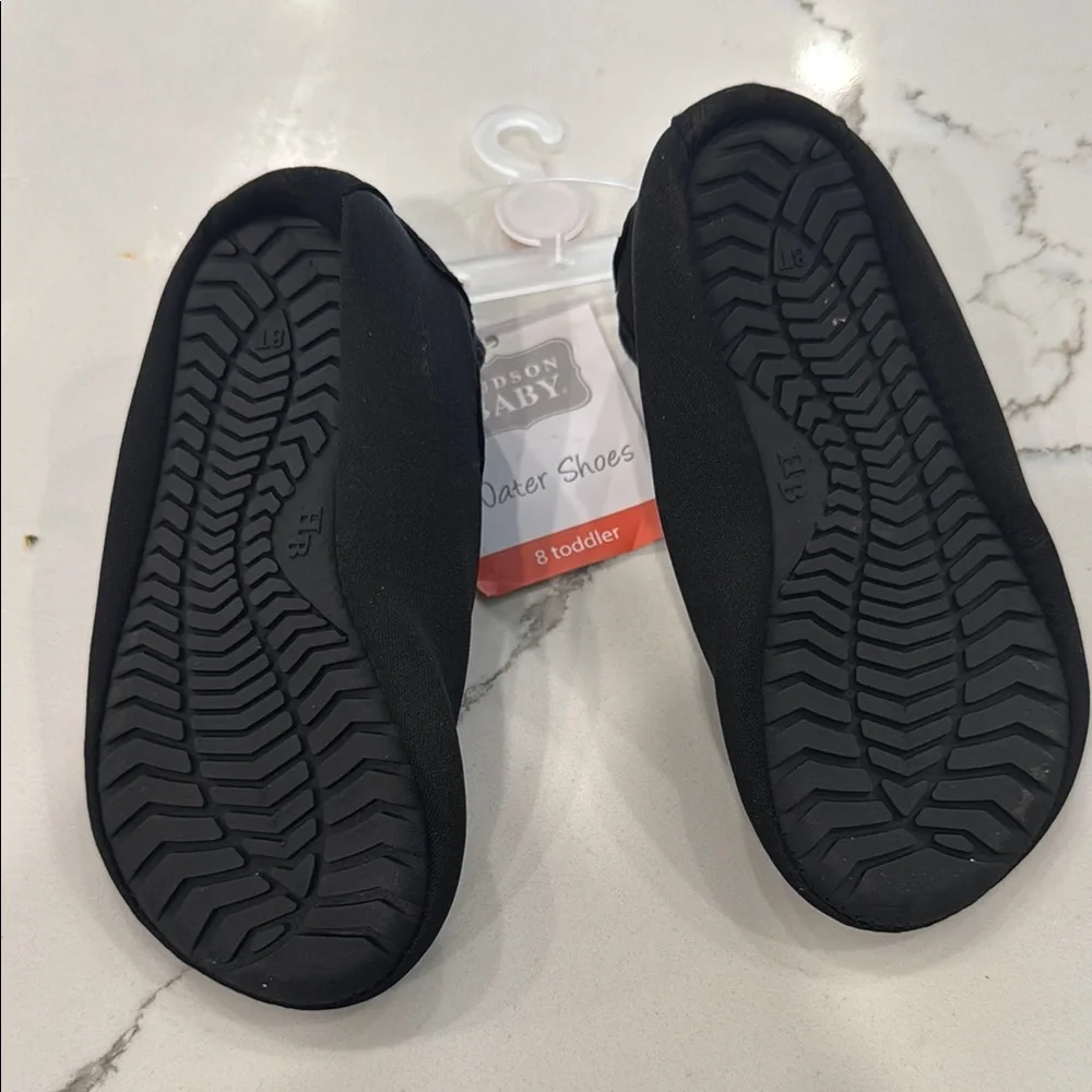 Hudson Baby Black Water Shoes for Toddlers nwt 8t
